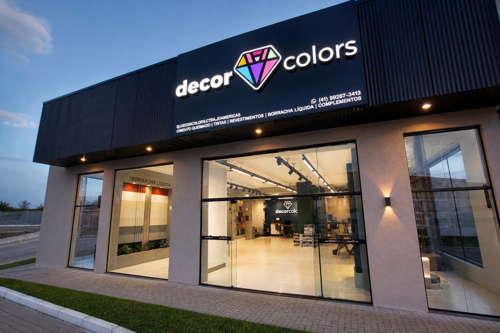 Fachada de loja Decor Colors - modelo Plus