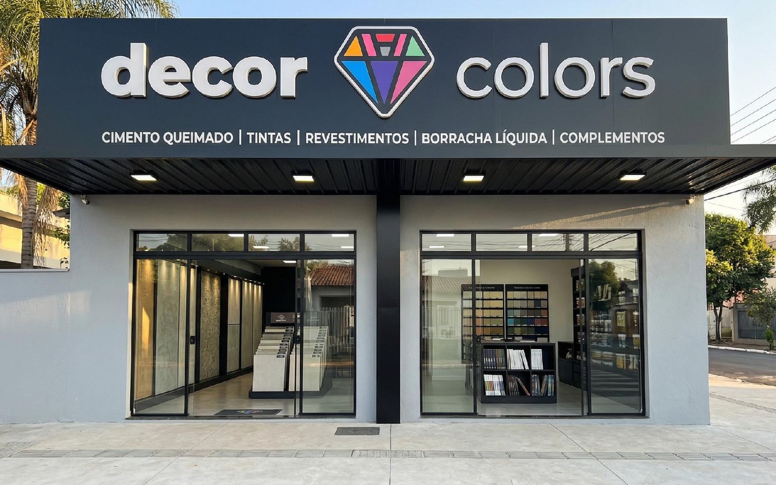 Modelo Loja Decor Colors — loja física